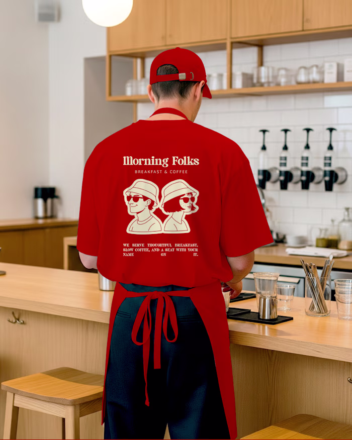 Morning Folks Cafe Brand Identity Design