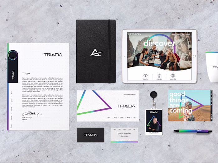 Branding for marketing company - Triada