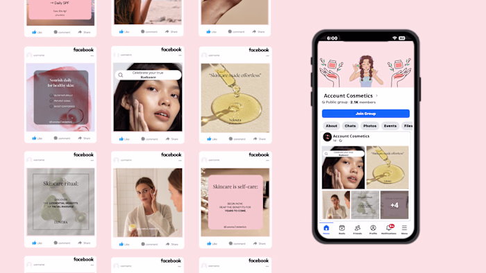 Concept project for a beauty brand