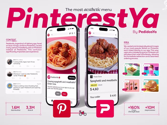 PEDIDOSYA - PinterestYa - GUT Case Study