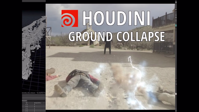 Ground Collapse in Houdini
