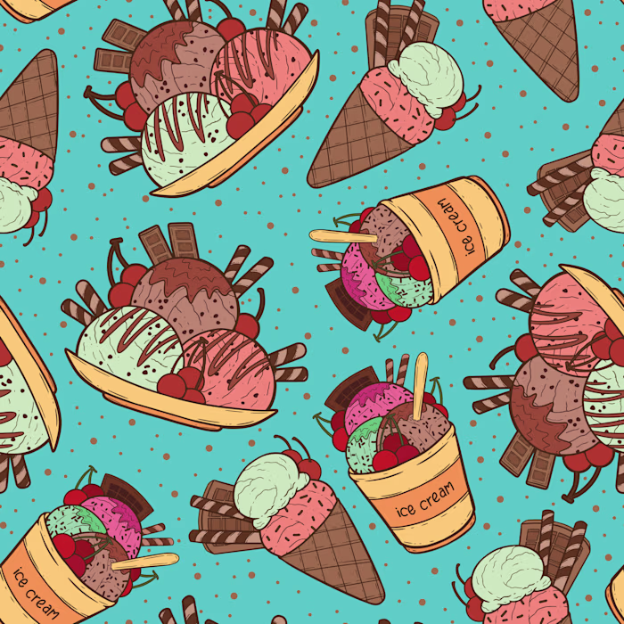 A Fun and Refreshing Ice Cream Design