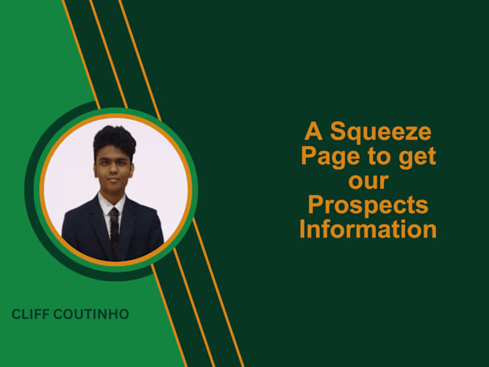 Landing Page - Squeeze Page