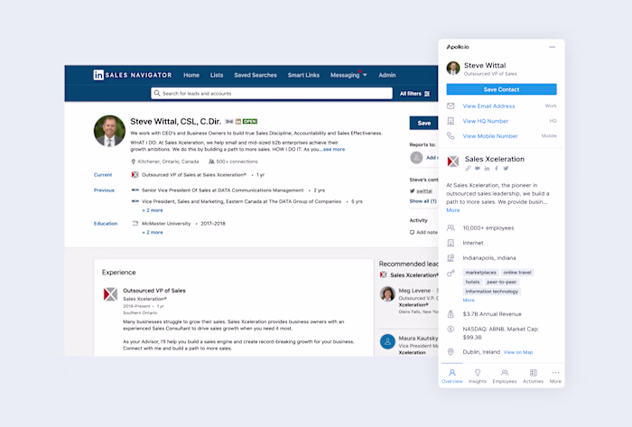 Apollo Chrome Extension