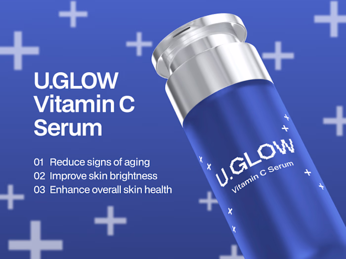 U.GLOW Vitamin C Serum Brand Identity