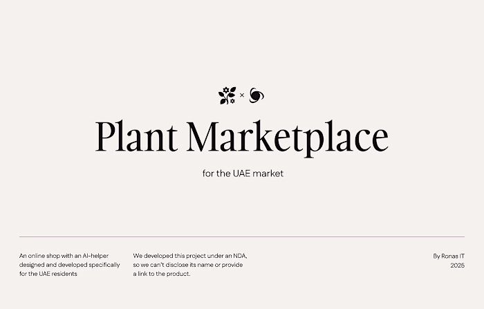 AI Marketplace App Development for the UAE | Ronas IT