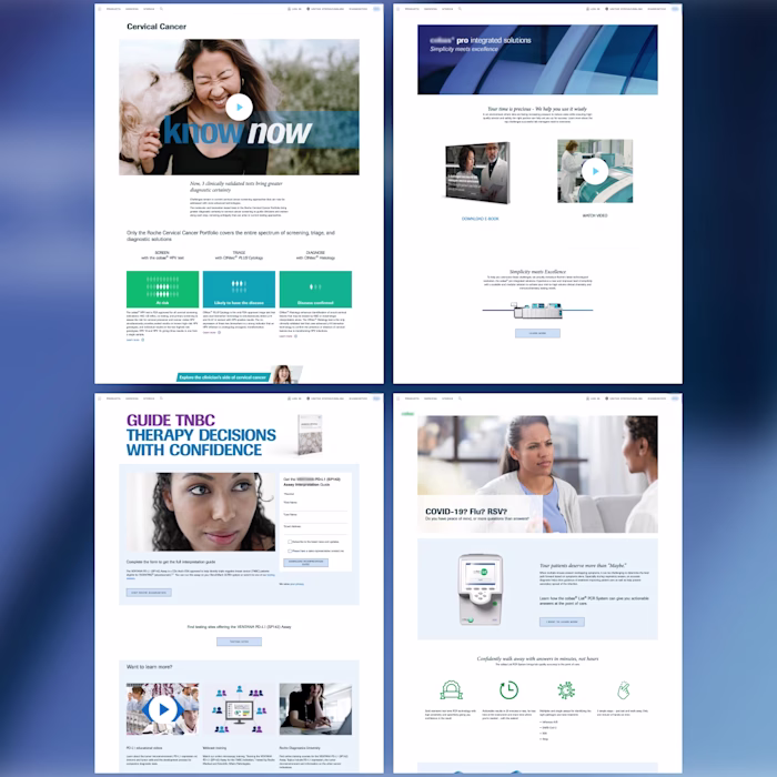 Roche Diagnostics Campaign Landing Pages