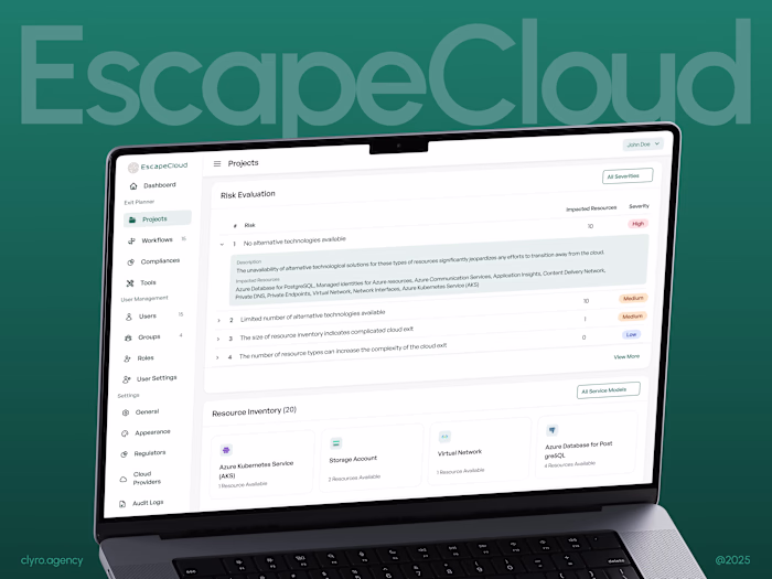 Navigating Cloud with Confidence | SaaS UI/UX Design