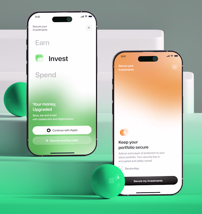 Walkthrough design of a Solana wallet. Inspired by Fuse mobi...