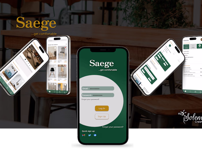 Saege: Brand & Mobile App (Brand Identity|User Interface Design)