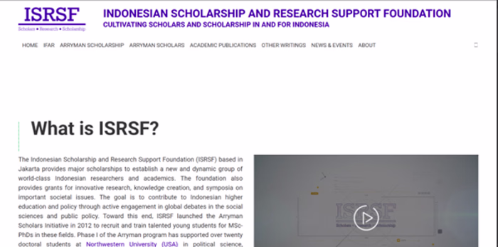 Website Maintenance — ISRSF &