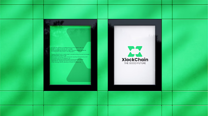 XlockChain | Brand Identity | Tech Brand | Logo crypto