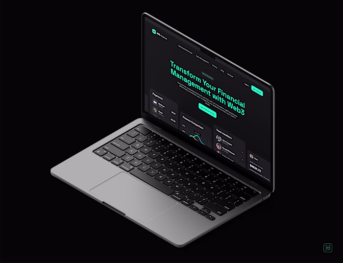 Web3 Finance Website Design