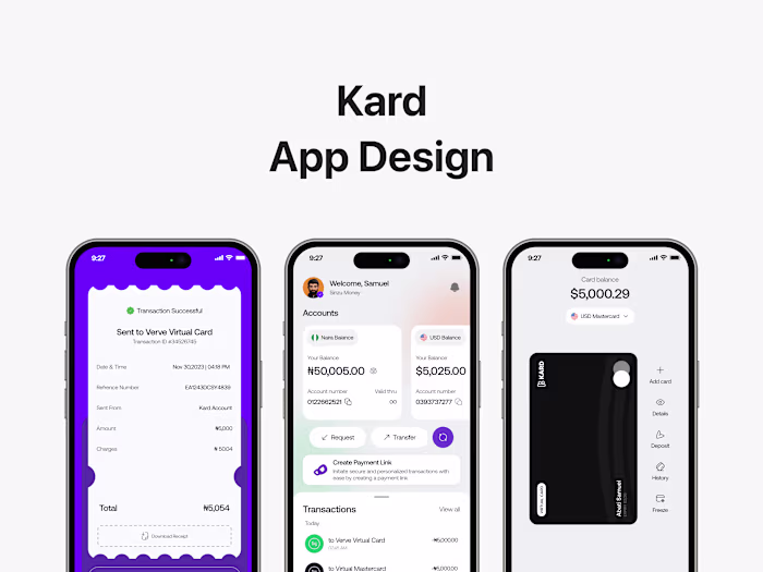 Kard App UI Design Project