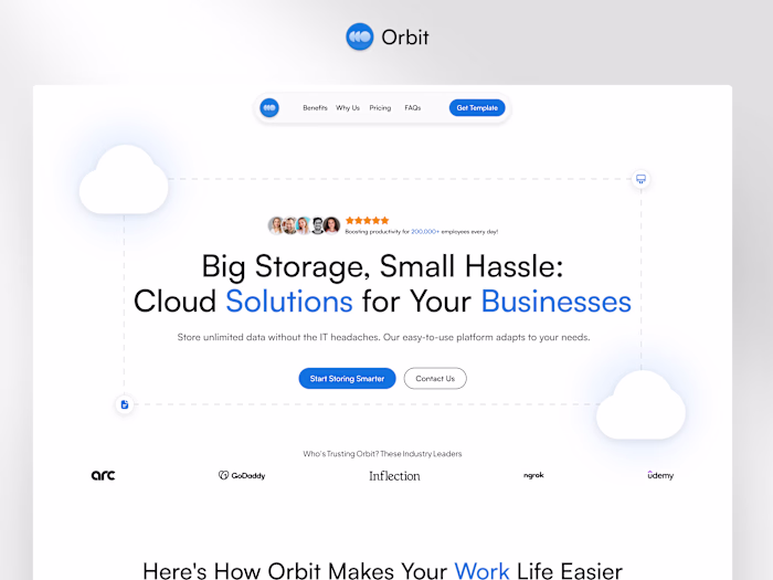 Orbit - SaaS Framer Template | Web Design & Framer Development