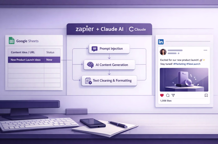 AI-Powered Social Media Content Automation with Zapier & Claude