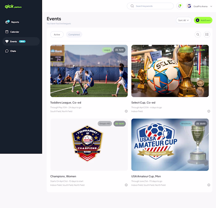 Frontend Development for Qick's Web Admin Panel and Landing Page