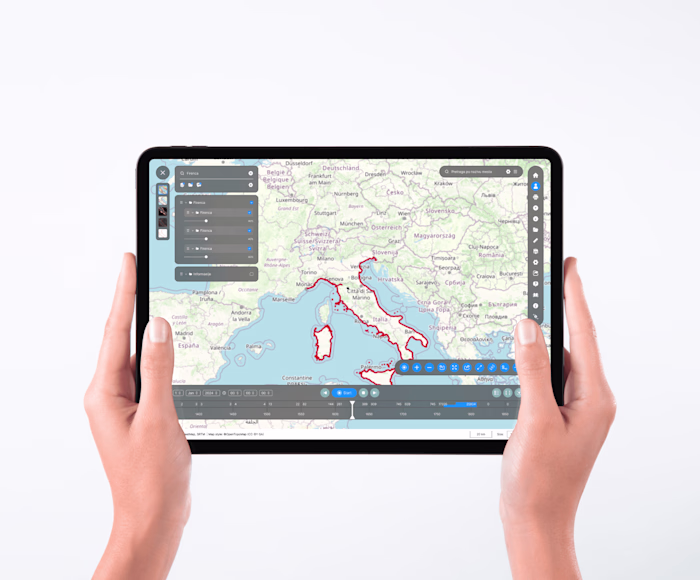 GIS Logistic Application - Desktop & Tablet 