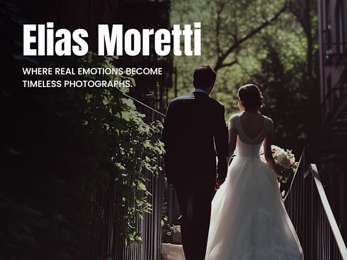 We designed this website for a photographer whose work is dr...