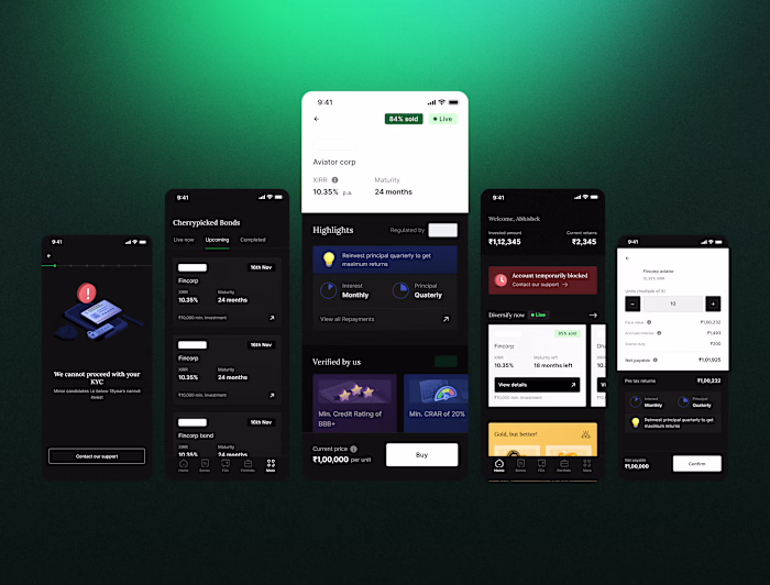 Fintech Mobile App UI/UX Design