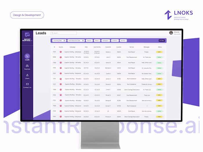 Martech AI Lead Management platform