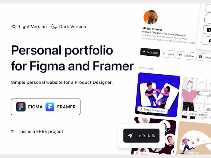 Portfolio Starter Kit  |  Web Design + Framer
