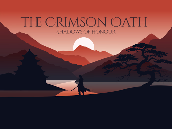 Crimson Oath – Concept Game Landing Page