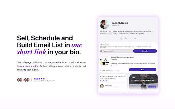 LinkyCal.com - a conversion toolkit for consultants, freelancers