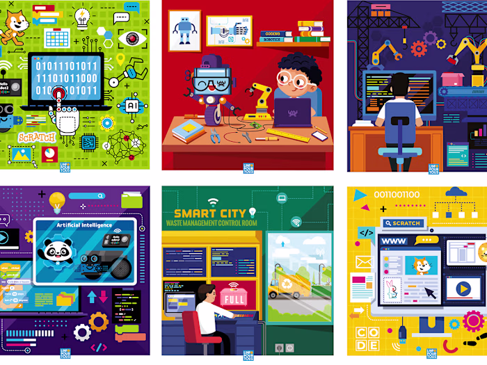 Book Cover Designs for Zero1 Education