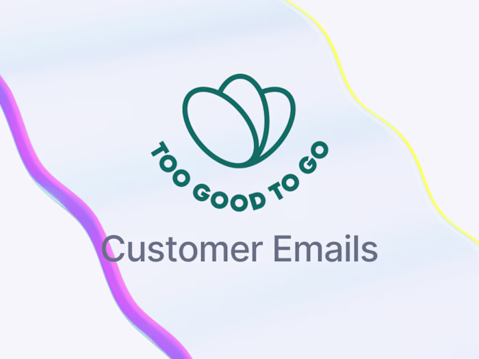 Customer Email Examples: Too Good To Go