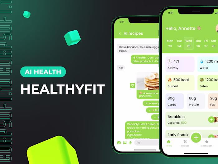 Meal planning app with AI-driven assistant mobile development