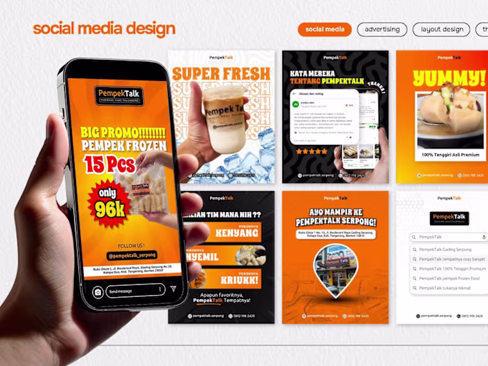 Social Media - PempekTalk Resto