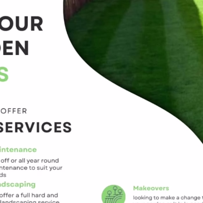 Poster for services 