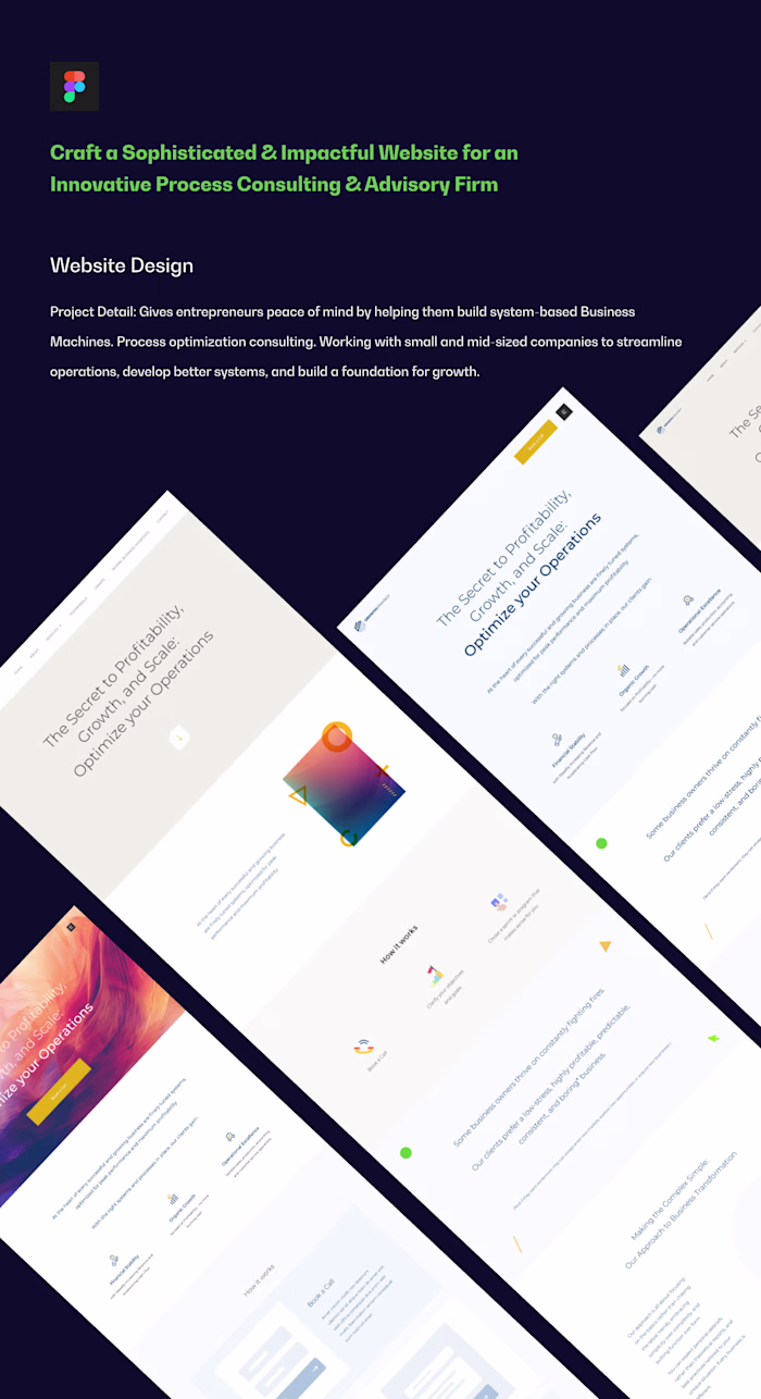 Web Design for Process Consulting & Advisory Firm
