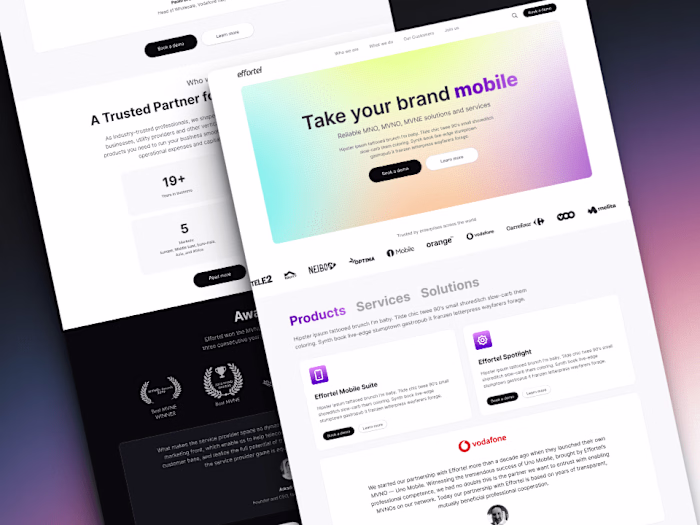 Effortel.com Website Redesign