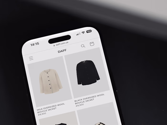 DAFF | E-commerce Website Design & Development