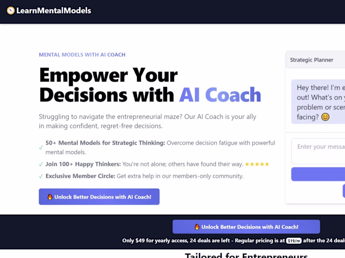 Mental Models AI Coach