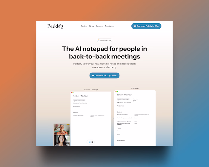 Paddify | Saas | Framer Website Development