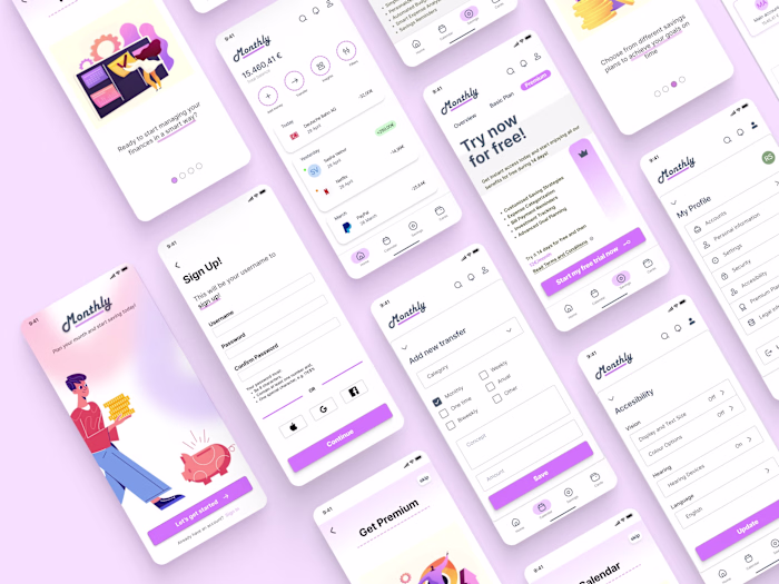 Monthly App - Financial Management and Savings