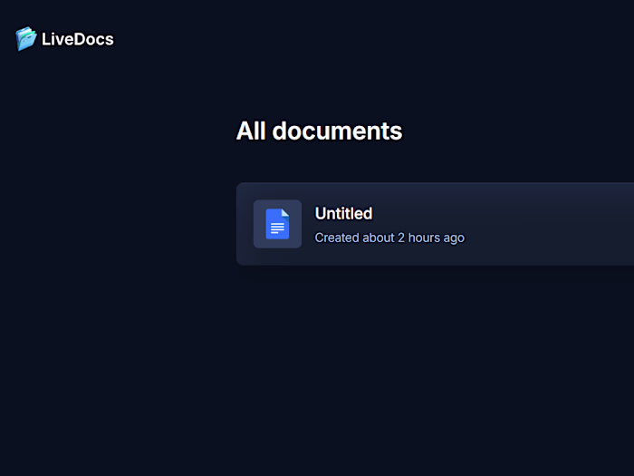 Live Document Editor