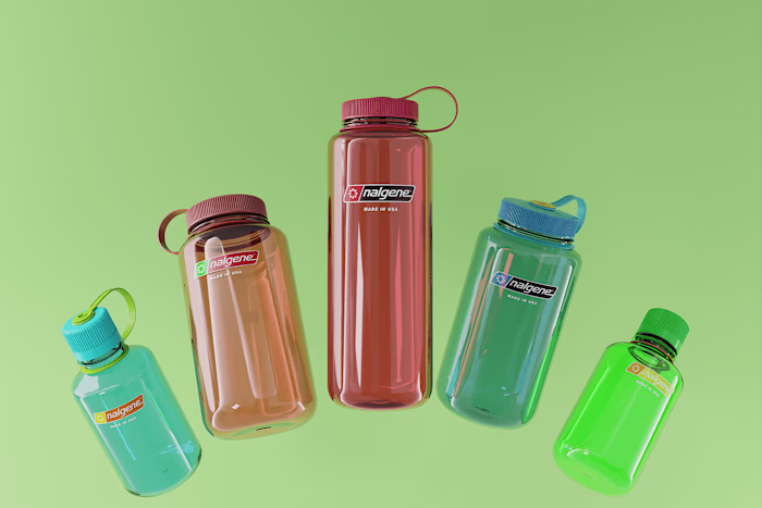 3D Animation of Bottles 