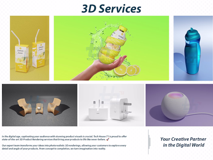 3D Modeling and Animation for Product Visualization