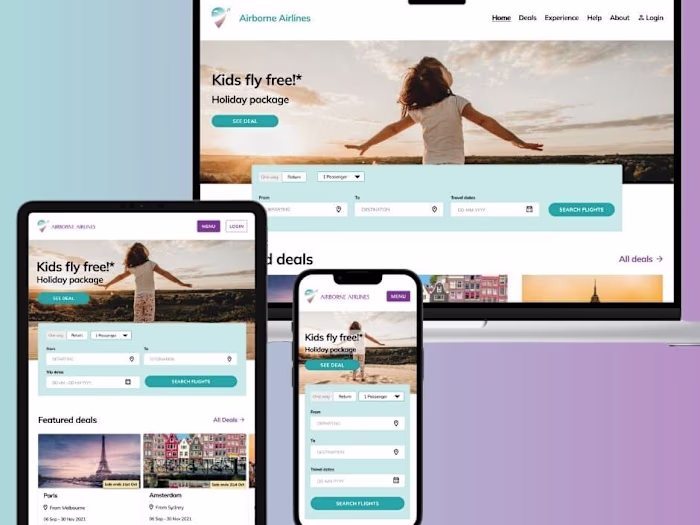 Figma - Airline UI Case Study