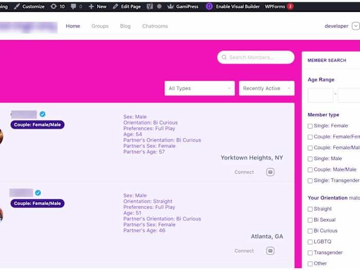 Display profile data on members list page, Show only paid member