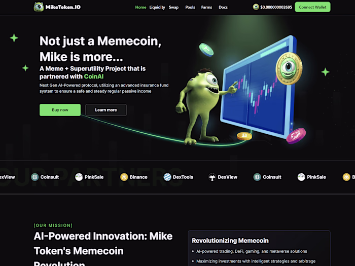 Mike Token: Not just a Memecoin, Mike is more..