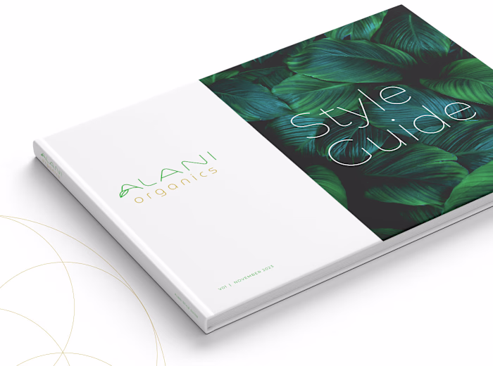 Brand work for Alani Organics