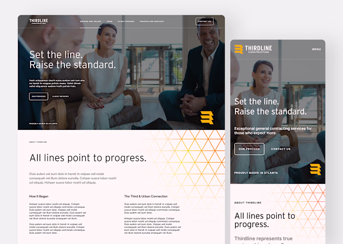 Landing Page Development for Thirdline