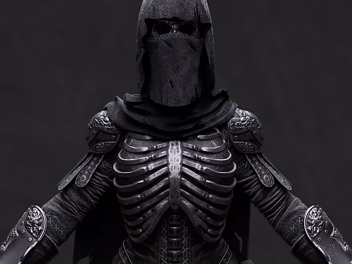 Female Necromancer Armor for Unreal Engine