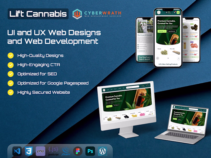 Lift Cannabis - Ecommerce Web Development