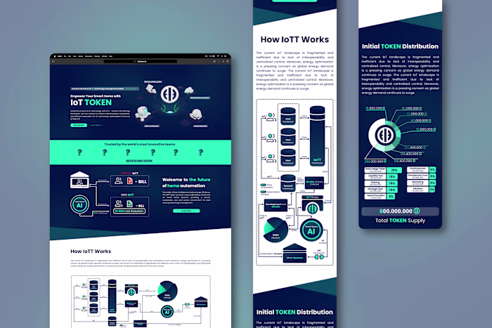 IoT Token Branding & Web Design